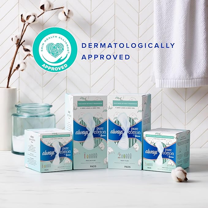 Always Pure Cotton Feminine Pads - Image 7