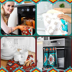 Boyiee Set of 6 Southwestern Kitchen Towels Boho Aztec Theme Dishtowel Native - Image 4