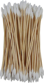 Type-III 100pc Gun Cleaning 6 Inch Double Sided Cotton Swabs - Image 2