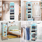 PetsHome 4-Shelf Hanging Closet Organizer, Space Saver, Closet Hanging Storage - Image 7