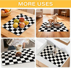 Checkered Dish Drying Mat 24" x 16" - Image 5