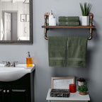 Superior Solid Egyptian Cotton Hand Towel Set, Forest Green - Image 6