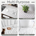 Stone Drying Mat for Kitchen Counter, Quick Dry Stone Mat Kitchen - Image 5