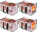 Clear Heavy Duty Extra Large Moving Bags, Reinforced Handle and Double Zipper by RoomHacks