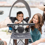 Baby Delight Go with Me Venture Portable Chair | Indoor and Outdoor | Sun Canopy | 3 Child Growth Stages | Grey - Image 8