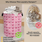 Pink Bow Laundry Hamper - Image 3