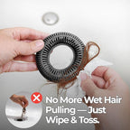 Hair Catcher for Shower Drain & Bathtub – TubRing Pop-Up Drain Protector & - Image 3