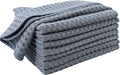 POLYTE Ultra Premium Microfiber Kitchen Dish Cloth Waffle Weave, 8 Pack by Polyte
