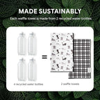 RECYCO Waffle Kitchen Towel Set of 2 - Image 6