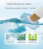Disposable Toilet Brush with 48 Refill Heads and Holder– Includes Storage - Image 2