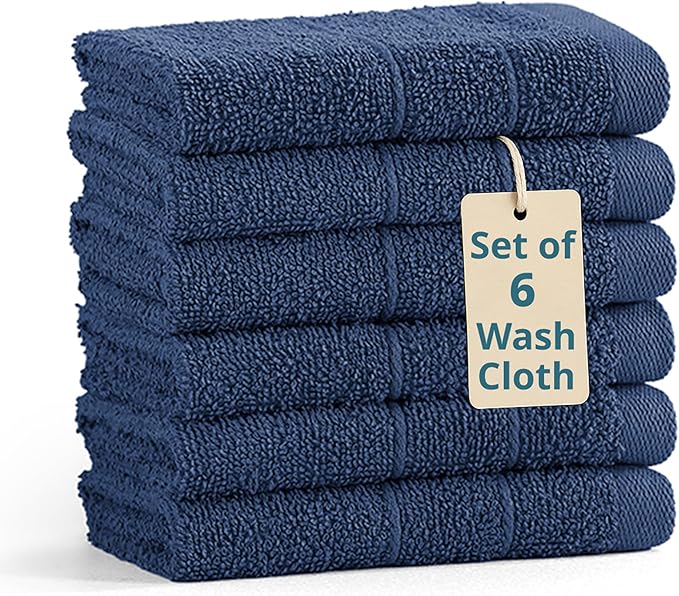 Casa Platino Cotton Washcloths by CasaPlatino