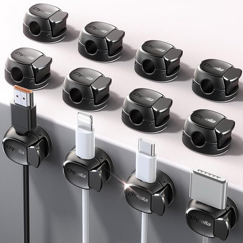 12Pack Cord Organizer Cable Clips by Chfeila