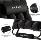 UDPATIO Oversized Zero Gravity Chair Set of 2, 29In XL Patio Reclining Chair with Cushion, Outdoor Folding Recliner with Pillows|Cup Holder|Foot Rest|Padded Headrest, Black, Support 500LB - Image 4