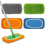 Set of 4 Reusable Microfiber Mop Pads Compatible by MEETI