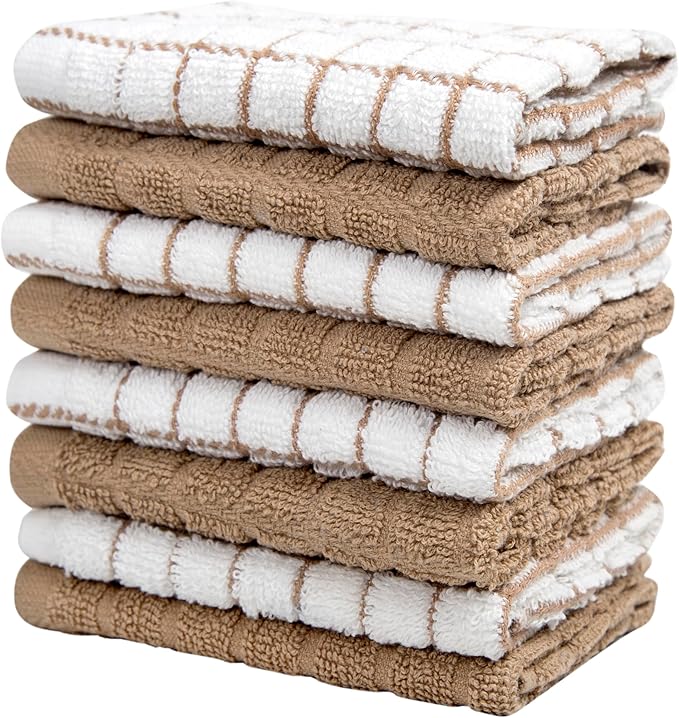 Bumble Dish Cloths | 12" x 12" | 100% Cotton Kitchen Towels | 405 GSM | Soft - Image 5