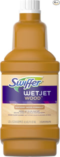 Swiffer WetJet Wood Floor Cleaner Solution Refill, 42.2 fl oz by Swiffer