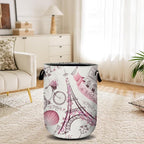 Romantic Paris Eiffel Tower Laundry Basket, Laundry Hamper Collapsible Oxford - Image 6