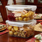 2 Pack Large Glass Food Storage Containers - Image 6