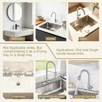 23.6"*3.9" Large size Stone faucet mat - Image 4