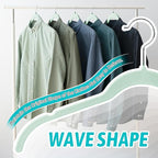 30 Pack Velvet Hangers – Non-Slip Slim Clothes Hangers - Image 4