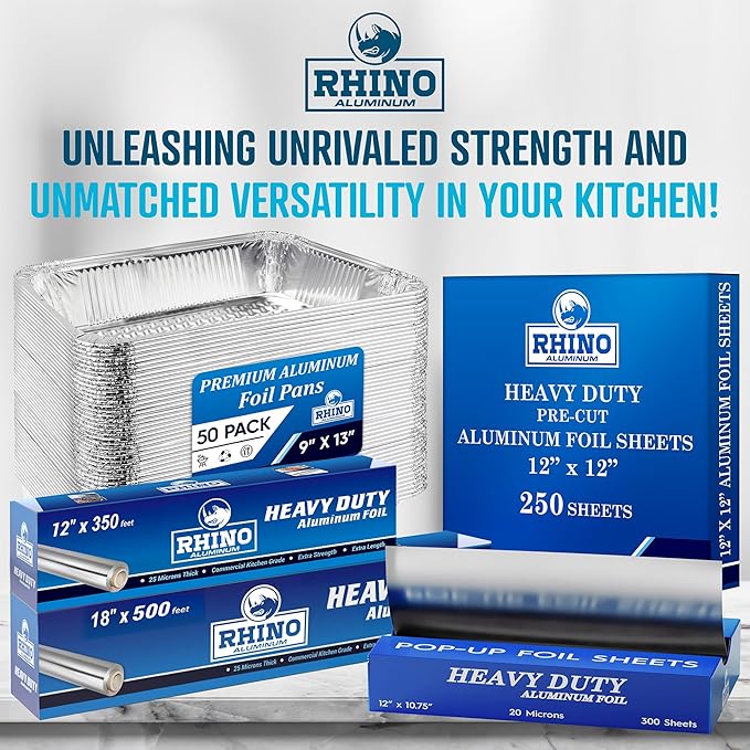 Rhino Aluminum Foil Heavy Duty 18 x 525 sf - Image 8