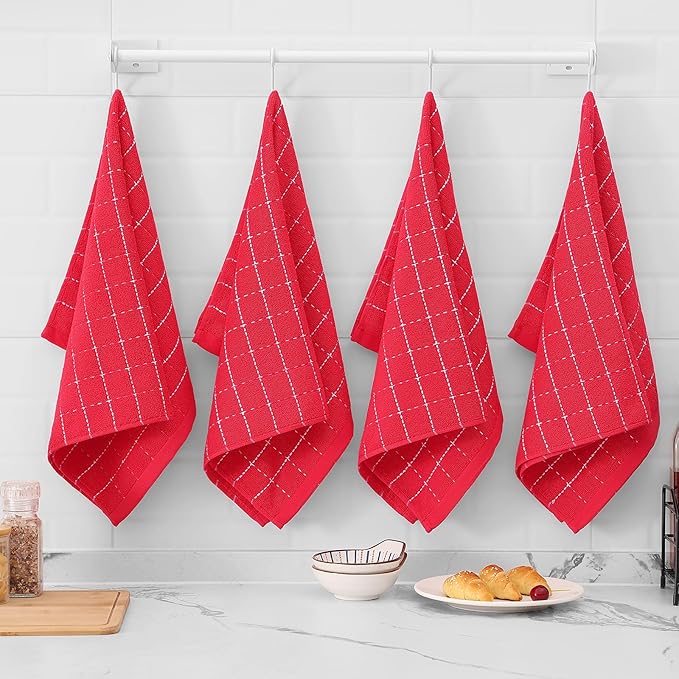 Mordimy 100% Cotton Terry Cloth Kitchen Towels, Super Soft and Absorbent Dish - Image 7