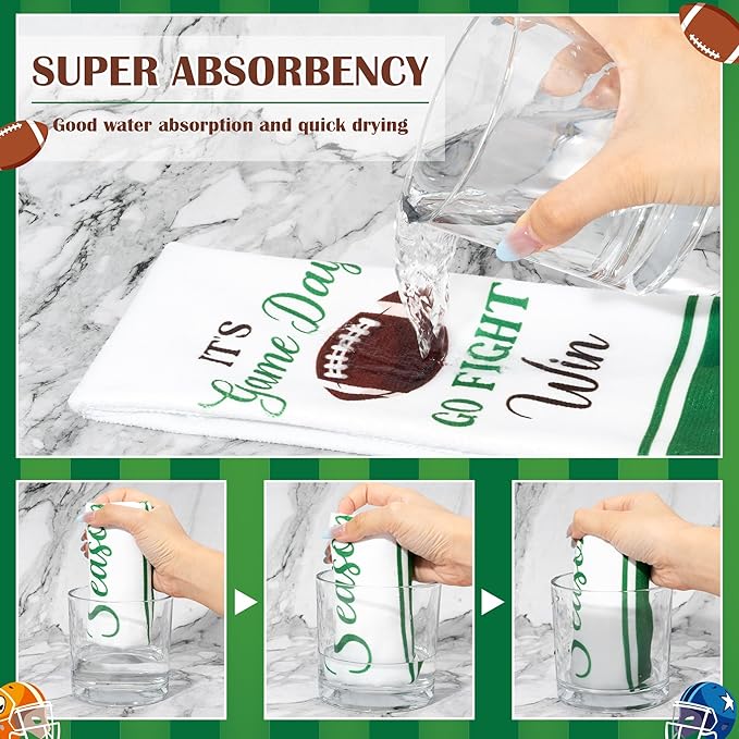 R HORSE Funny Football Kitchen Dish Towels - Image 4