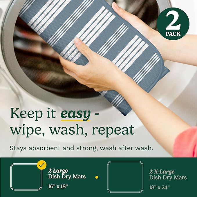 Cuisinart Dish Drying Mats for Kitchen Counter - Image 6