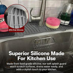 ODRAGO Silicone Kitchen Sink Splash Guard - Image 5