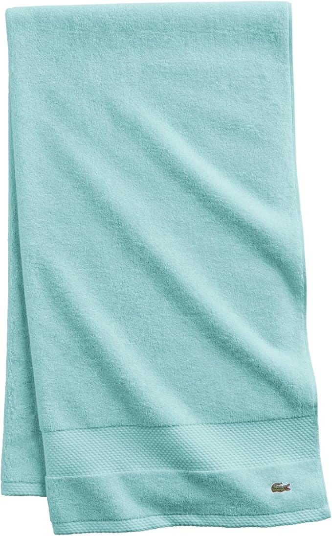 Lacoste Heritage 100% Supima Cotton Bath Sheet, Premium Super Soft Bath Towel by LACOSTE