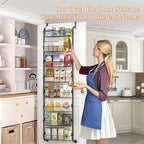 MIAOLI Over the Door Pantry Organizers and Storage, 8-Tier Spice Rack, Home & - Image 2