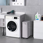 Slim Laundry Hamper with Lid and Wheels, Small Rolling Laundry Basket with - Image 6