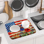 4th of July Patriotic Dish Drying Mat - Image 6