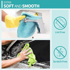 HOMERHYME Microfiber Cleaning Cloth, 12 Pack Cleaning Rags, Lint Free - Image 5