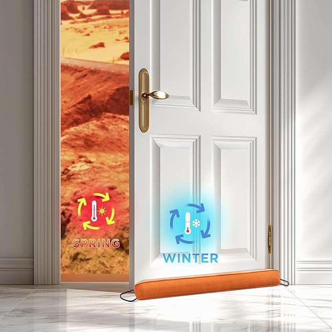 Sunolga Door Draft Stopper Blocks Hot and Cold Air - Image 6