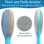 ezclean 2 Pack Lint Brush for Clothes, Furniture Reusable & Double Sided Pet - Image 2
