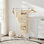 MAX Houser 6 Tier Shelf Hanging Closet Organizer, Closet Hanging Shelf - Image 4