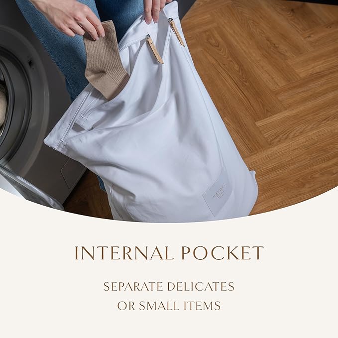 Hayden Hill Luxury Organic Cotton Travel Laundry Bags - Image 3