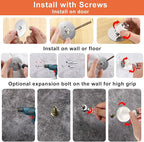 Sumnacon Magnetic Door Stopper, Heavy Duty Stainless Steel Door Stop Holder Come - Image 6