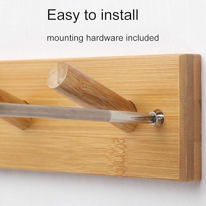 WEBI Coat Rack Wall Mounted, Coat Hanger Wall Mount - Image 7