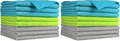 AIDEA Microfiber Cleaning Cloth-8PK, Soft Microfiber Towels by AIDEAHOME
