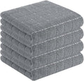 Homaxy 100% Cotton Terry Kitchen Towels, Checkered Designed, Soft and Super by Homaxy