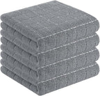 Homaxy 100% Cotton Terry Kitchen Towels, Checkered Designed, Soft and Super by Homaxy