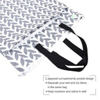wegreeco Reusable Hanging Wet Dry Cloth Diaper Bag - Image 5