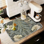 William Morris Flowers Print Dish Drying Mat - Image 8