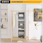 6-Shelf Hanging Storage Closet Organizer, Linen Rv Storage and Organization - Image 5