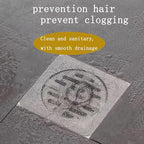 Disposable Shower Drain Hair Catcher Stickers, 90 Pack, 3.94x3.94 inch Mesh - Image 3