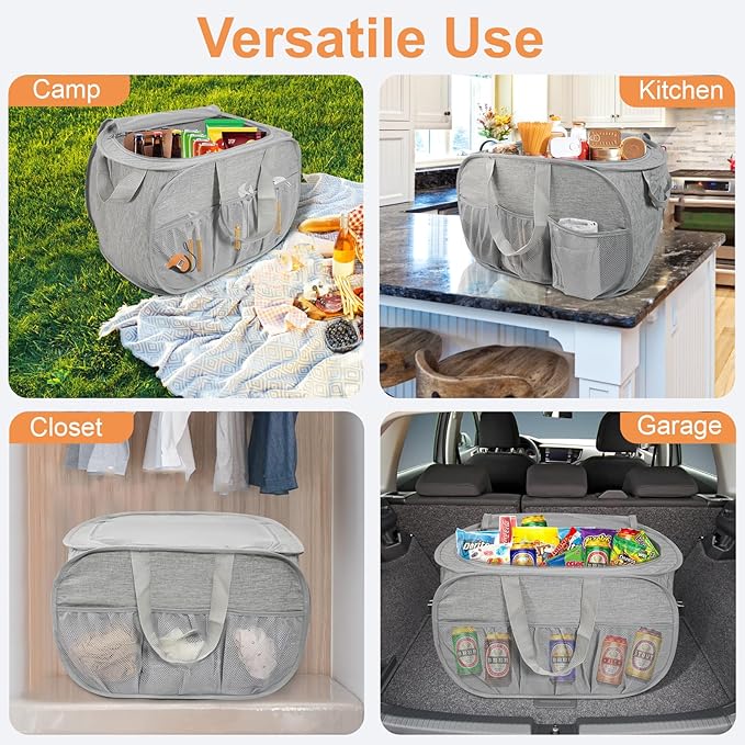 2 Pack Collapsible Laundry Baskets - Image 8