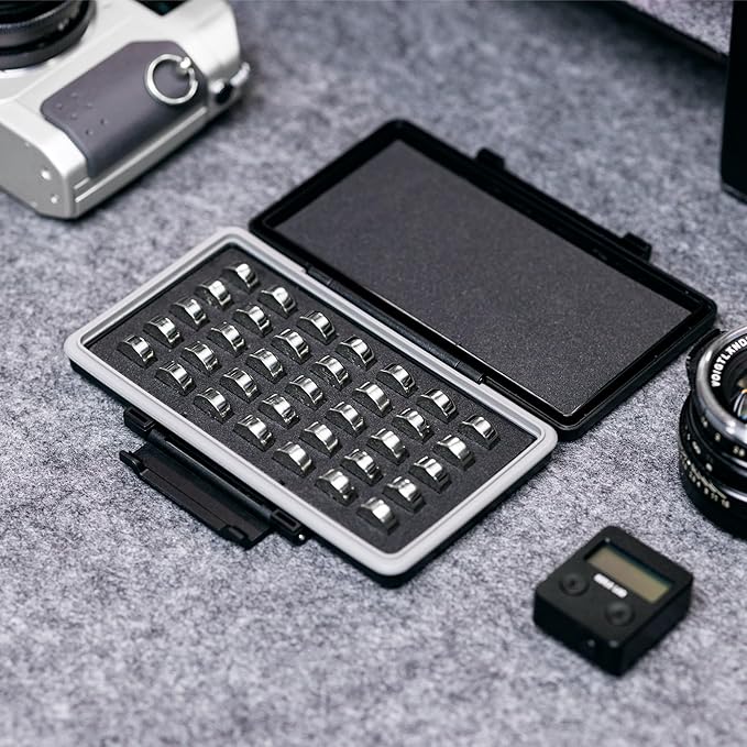 LR44 Size 675 Battery Case Holder, Water-Resistant Compact Button Coin Cell - Image 7