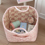 Quilted Fabric Storage Basket - Image 2